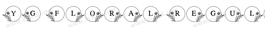 YG Floral Regular字体转换 YG Floral Regular字体转换